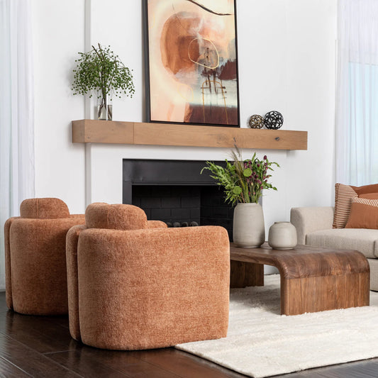 Munson Occasional Chair by Arch & Plane. Made from polyester upholstery, select hardwood frame in a unique style.