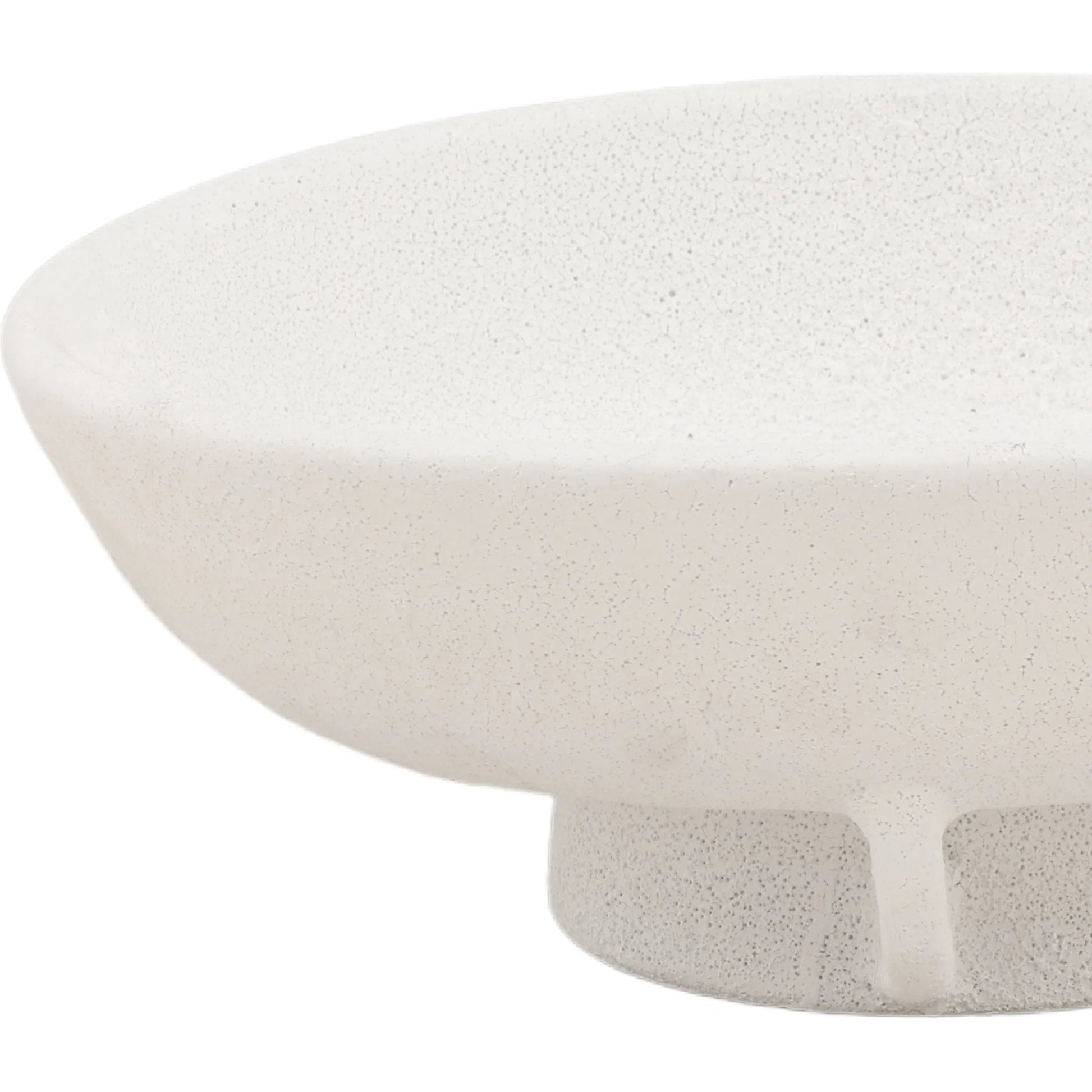 Mikayla Bowl by Arch & Plane in white. Made from terracotta in a unique style.