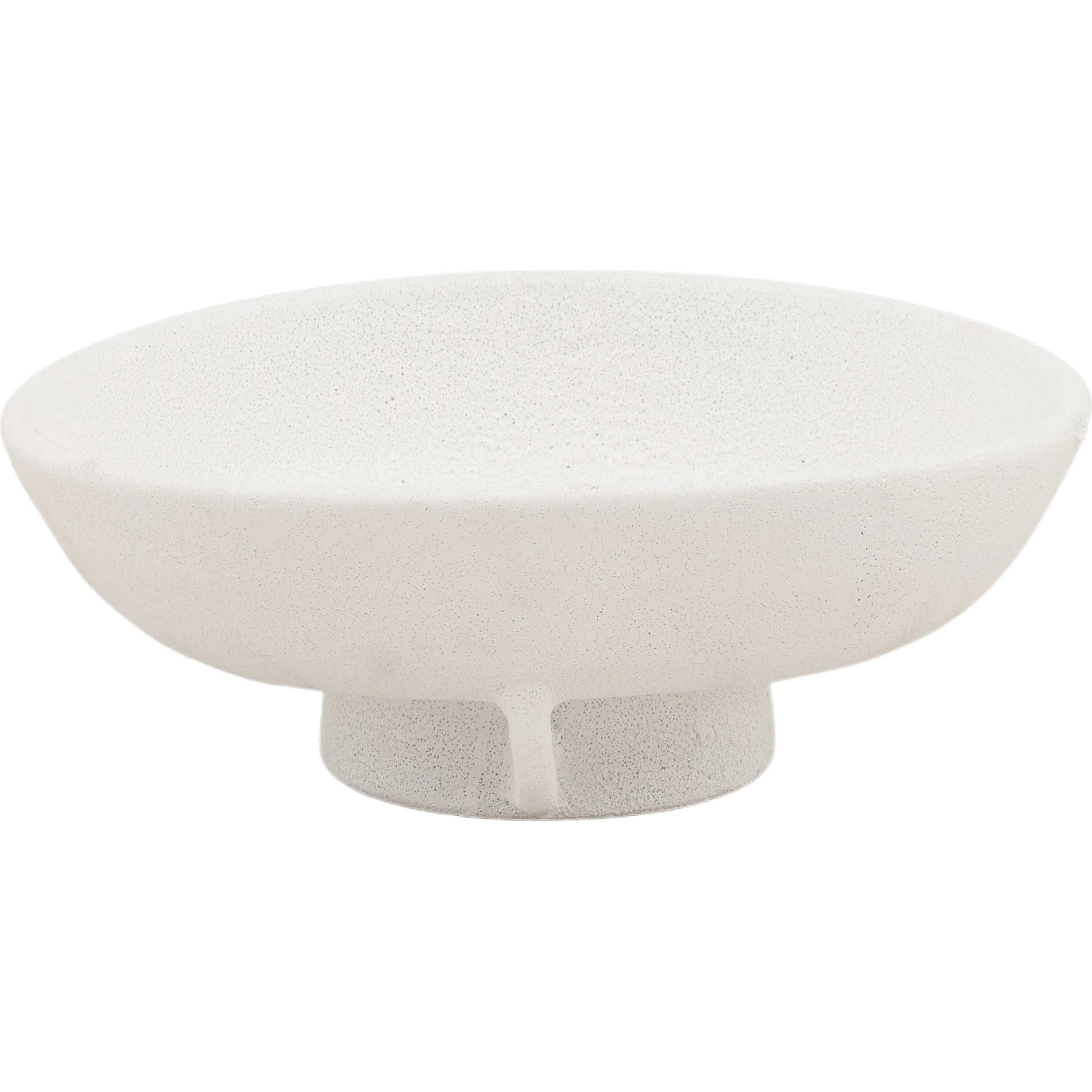 Mikayla Bowl by Arch & Plane in white. Made from terracotta in a unique style.