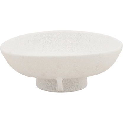 Mikayla Bowl by Arch & Plane in white. Made from terracotta in a unique style.