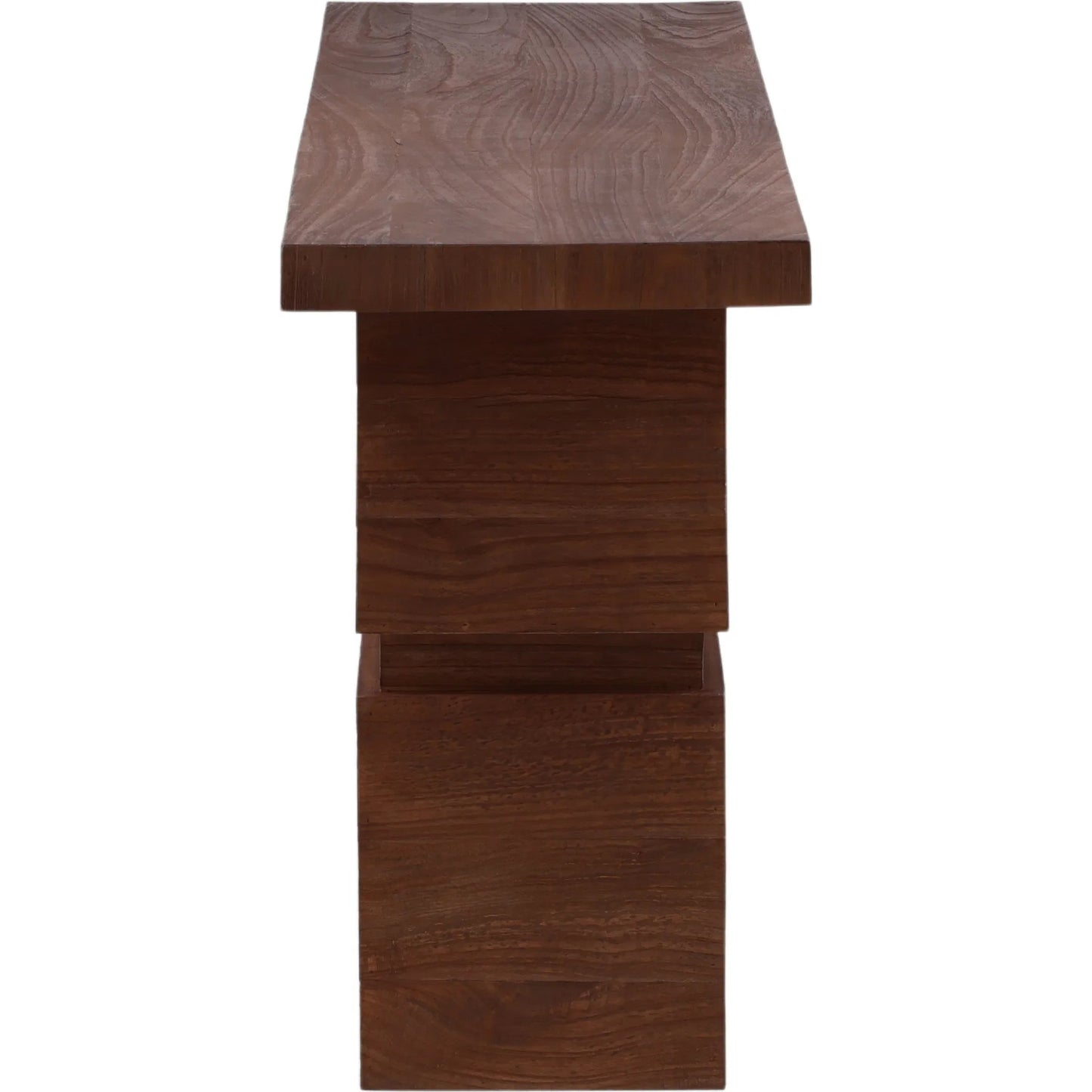 003 SI-2532907 | Additional Silo | Cornelius Console Table by Arch & Plane in medium brown. Made from mindi wood in a unique style.