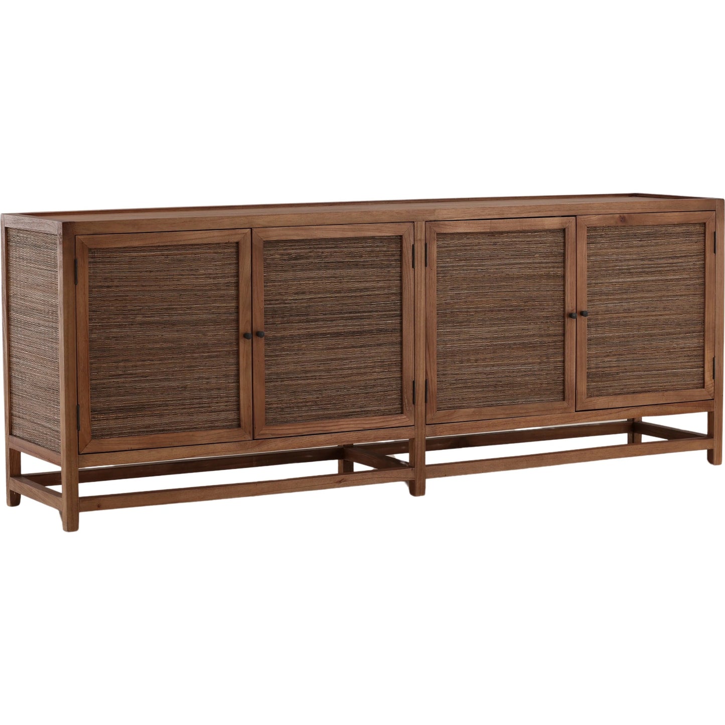 001 SI-2532916 | Primary Silo | Allison Sideboard by Arch & Plane in brown. Made from mindi wood, coconut leaf rattan in a unique style.