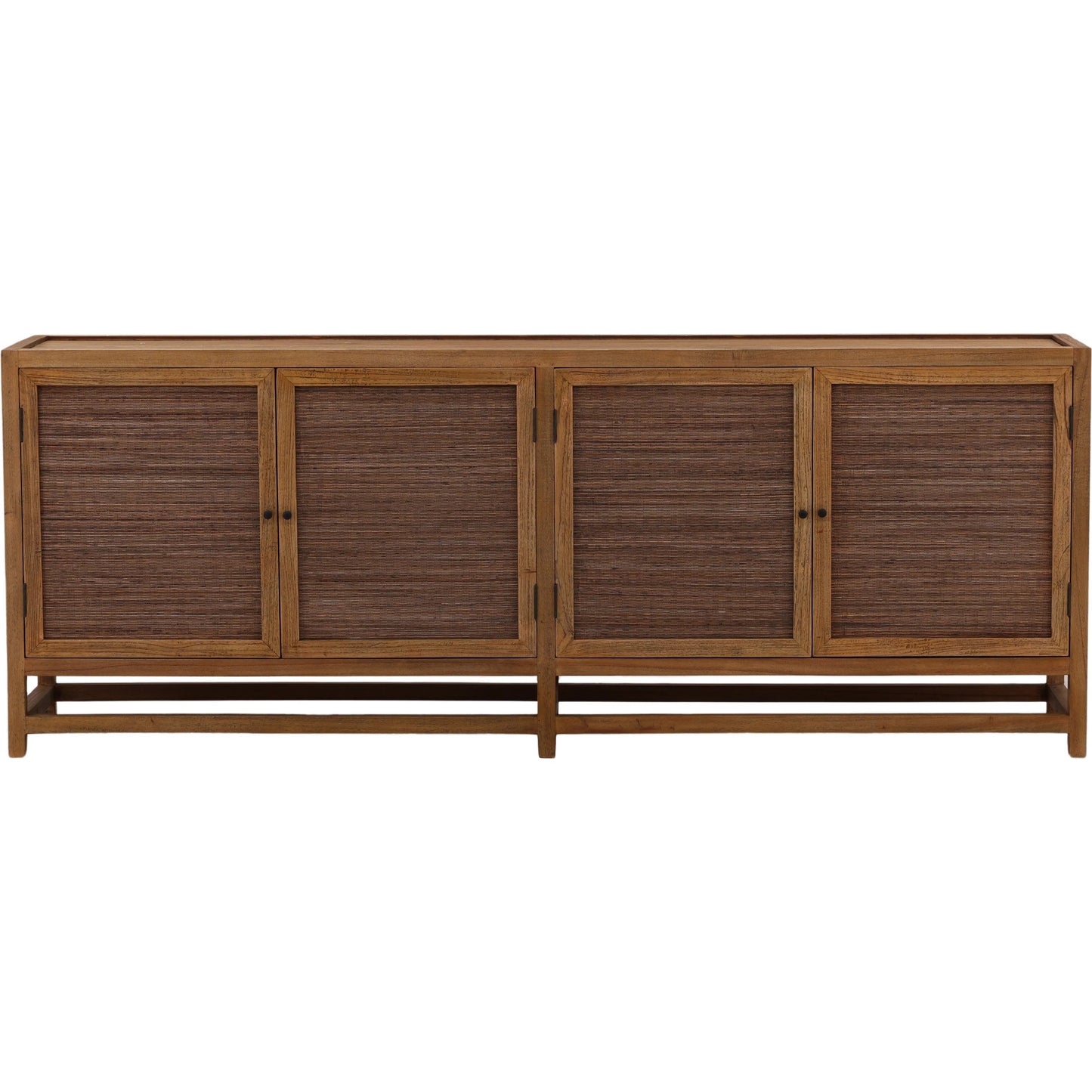 002 SI-2532916 | Additional Silo | Allison Sideboard by Arch & Plane in brown. Made from mindi wood, coconut leaf rattan in a unique style.