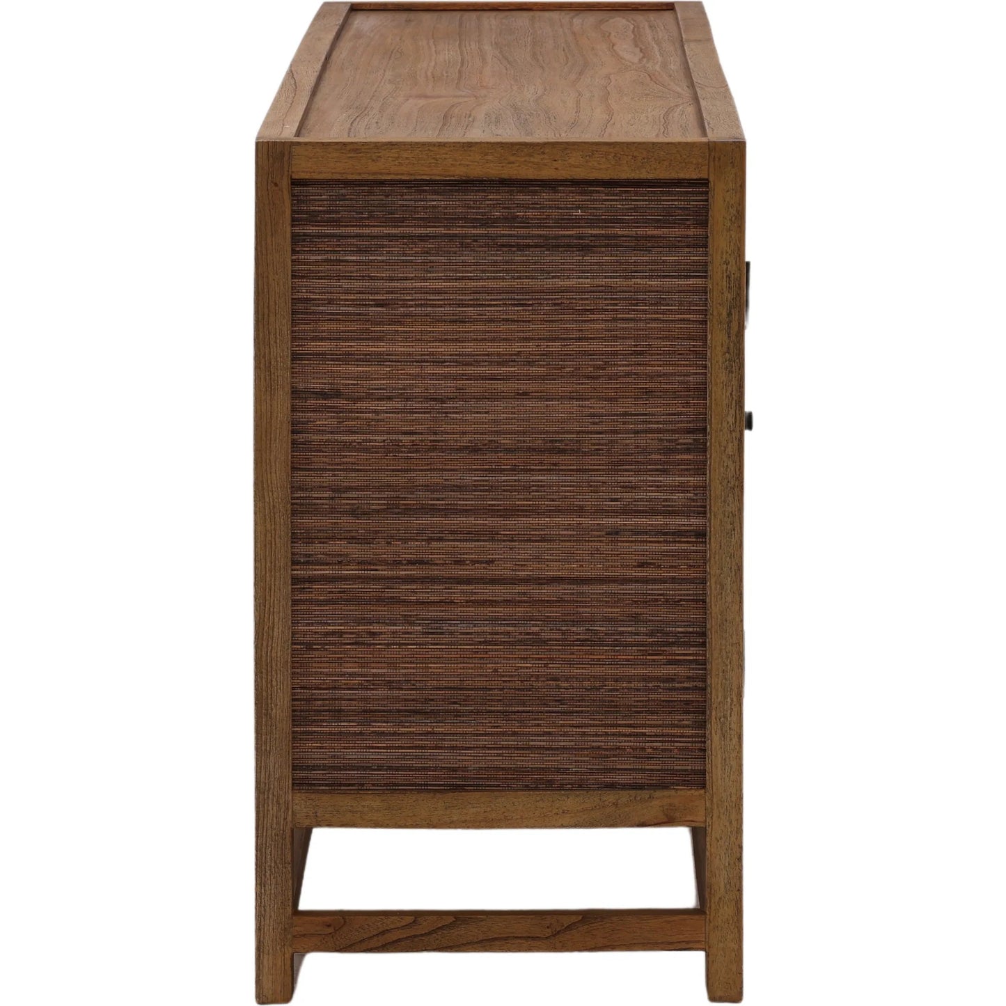 003 SI-2532916 | Additional Silo | Allison Sideboard by Arch & Plane in brown. Made from mindi wood, coconut leaf rattan in a unique style.