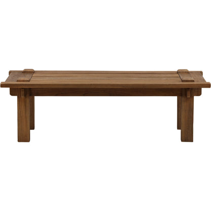 Muriel Coffee Table by Arch & Plane in brown. Made from mindi wood in a unique style.