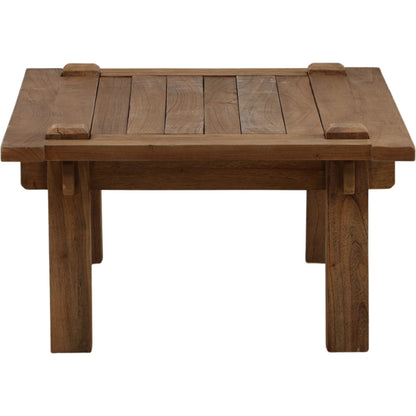 Muriel Coffee Table by Arch & Plane in brown. Made from mindi wood in a unique style.