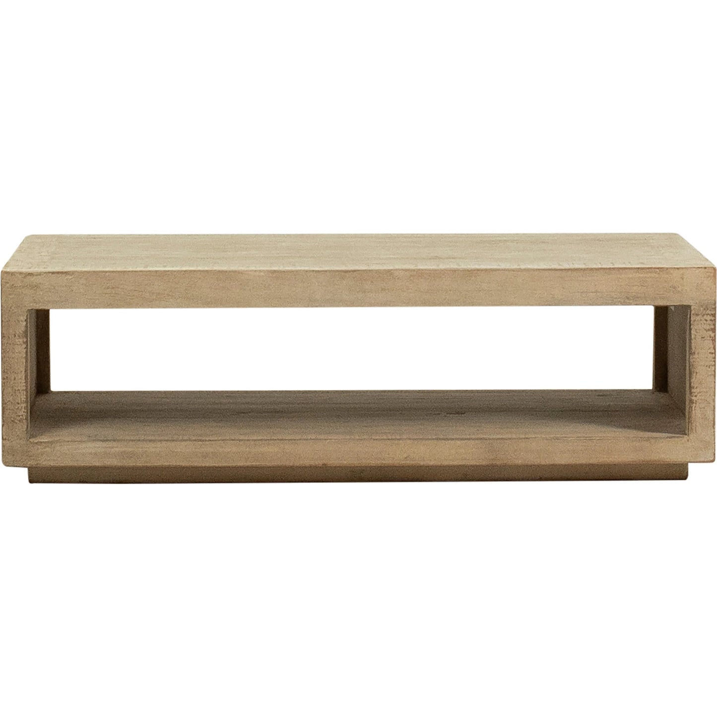017 SI-2075444 | Additional Silo | Herbert Minimalist Coffee Table by Arch & Plane in light brown, natural and natural warm wash sealed finish. Made from reclaimed pine wood in a modern style.