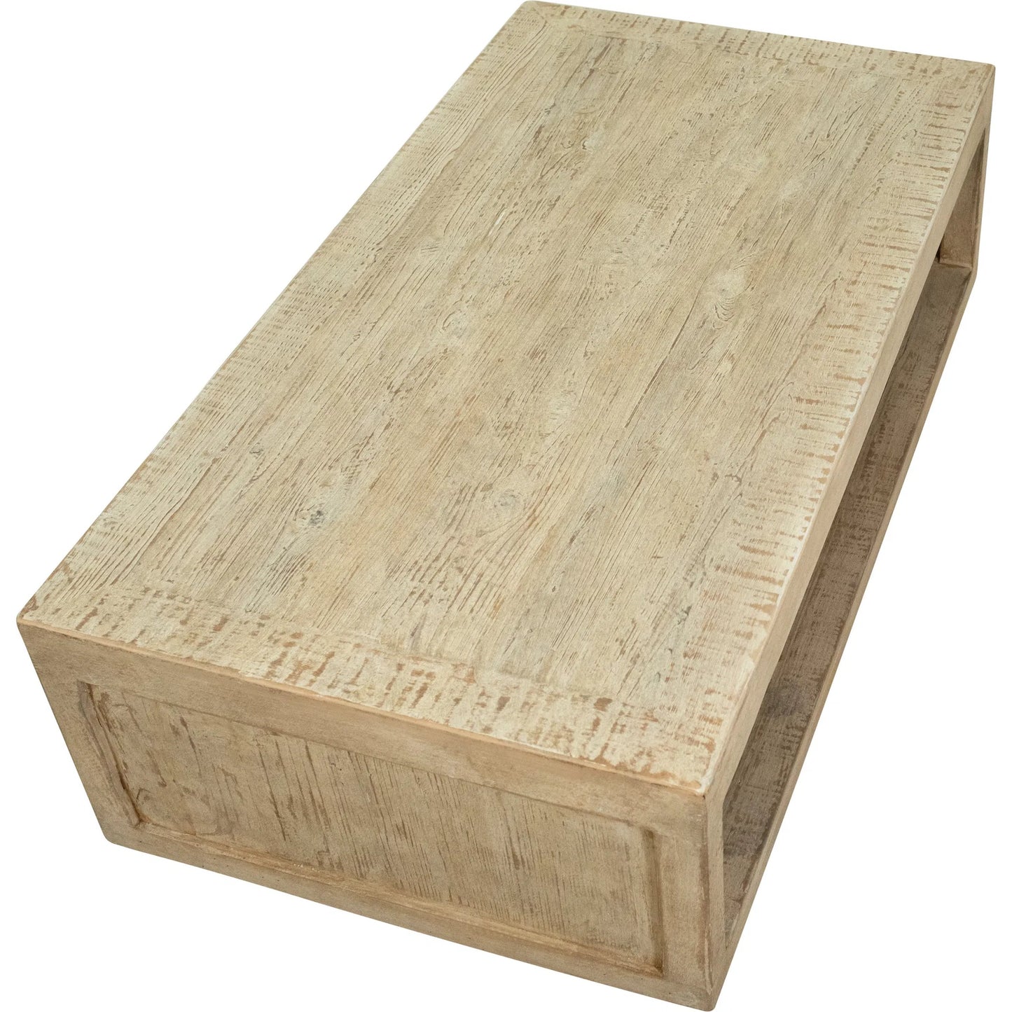020 SI-2075444 | Additional Silo | Herbert Minimalist Coffee Table by Arch & Plane in light brown, natural and natural warm wash sealed finish. Made from reclaimed pine wood in a modern style.