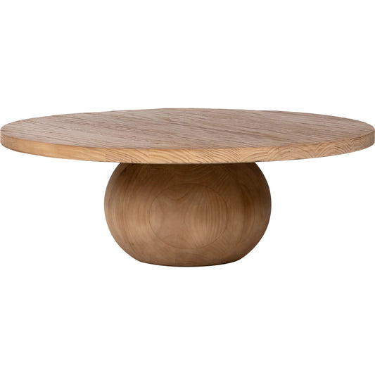 Belize Coffee Table by Arch & Plane in natural. Made from reclaimed pine wood in a unique style.