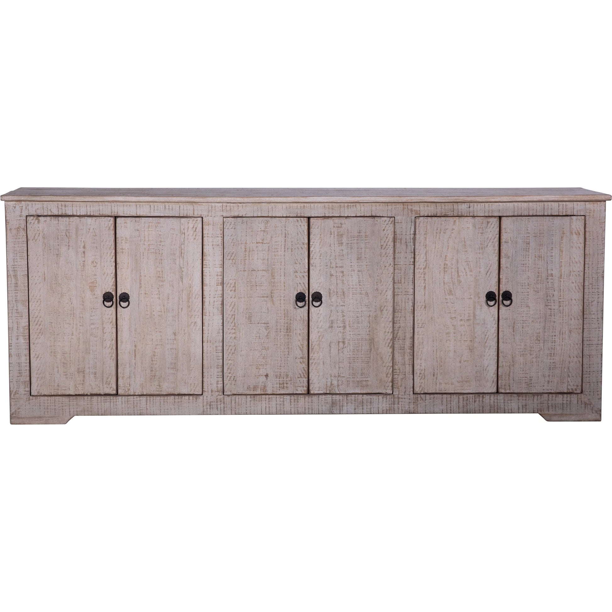Berenice Sideboard by Arch & Plane in light warm wash. Made from reclaimed pine wood in a transitional style.