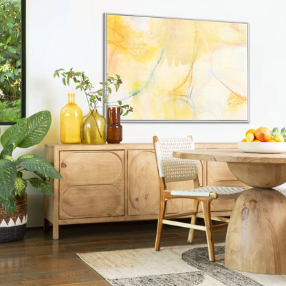 Balak Reclaimed Wood Round Dining Table by Arch & Plane. Made from reclaimed pine wood in a modern style.