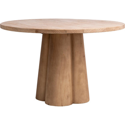 Lisette Dining Table by Arch & Plane in natural. Made from solid reclaimed pine wood in a transitional style.