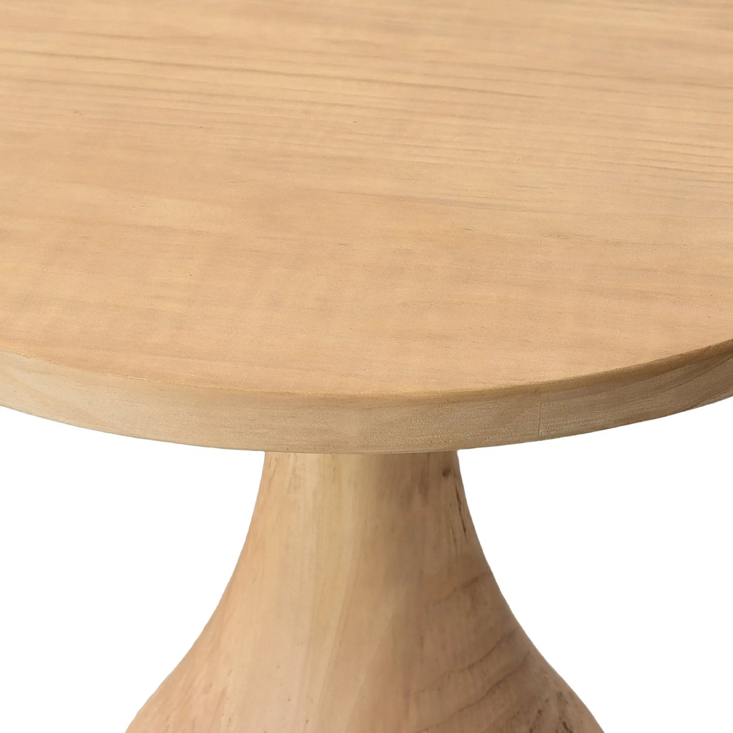 003 SI-2350790 | Closeup | Mila Side Table by Arch & Plane in natural. Made from pine wood in a transitional style.