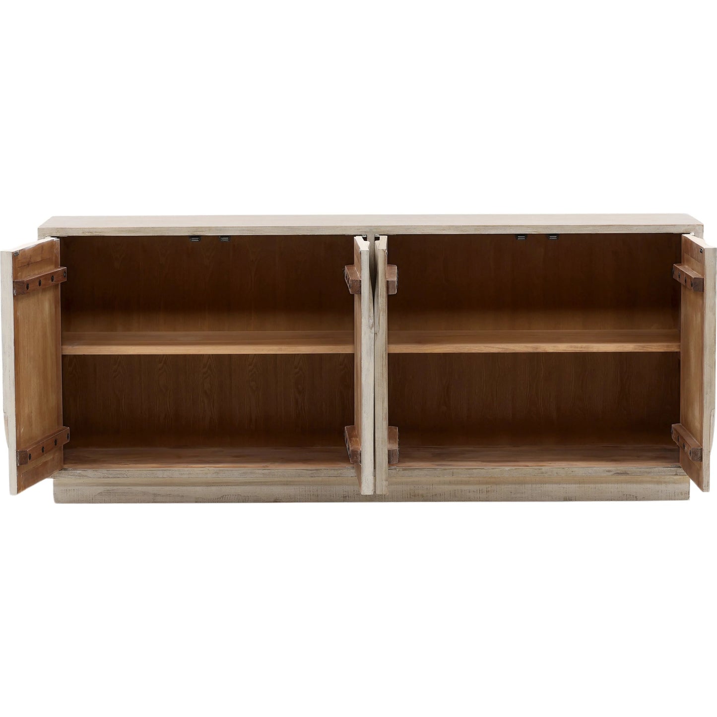 004 SI-2350795 | Additional Silo | Virgie Sideboard by Arch & Plane in light warm wash. Made from reclaimed pine wood in a transitional style.