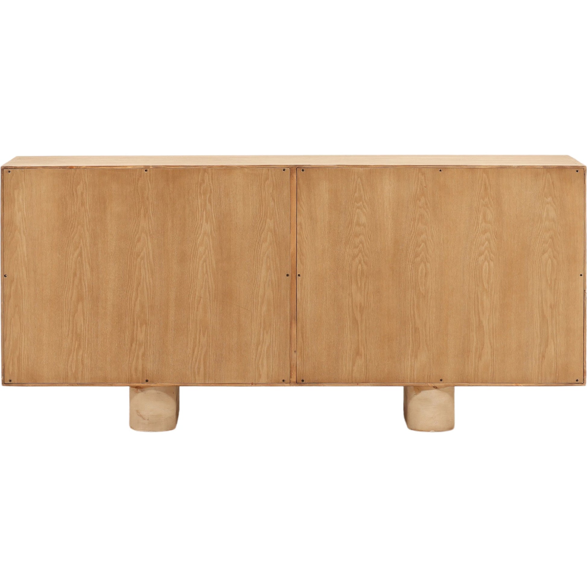 Vidal Sideboard by Arch & Plane in light natural. Made from reclaimed pine wood in a transitional style.