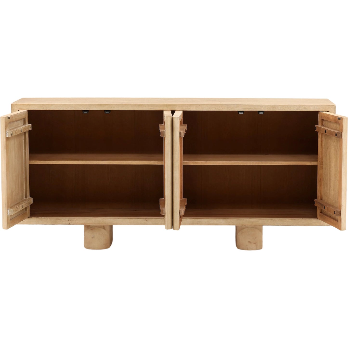 005 SI-2350797 | Additional Silo | Vidal Sideboard by Arch & Plane in light natural. Made from reclaimed pine wood in a transitional style.