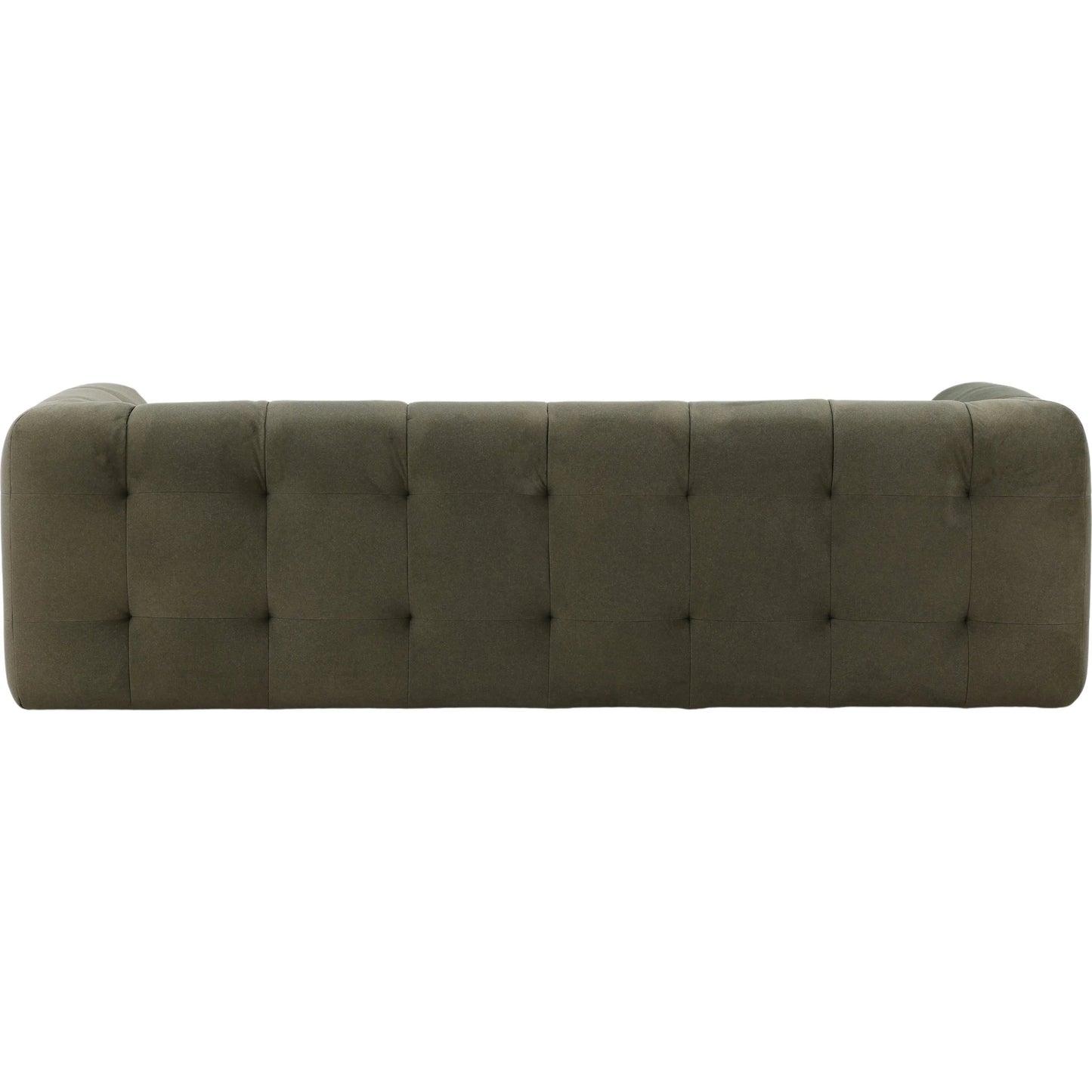 006 SI-2350802 | Additional Silo | Poppy Sofa by Arch & Plane in mohair olive. Made from faux mohair fabric in a unique style.