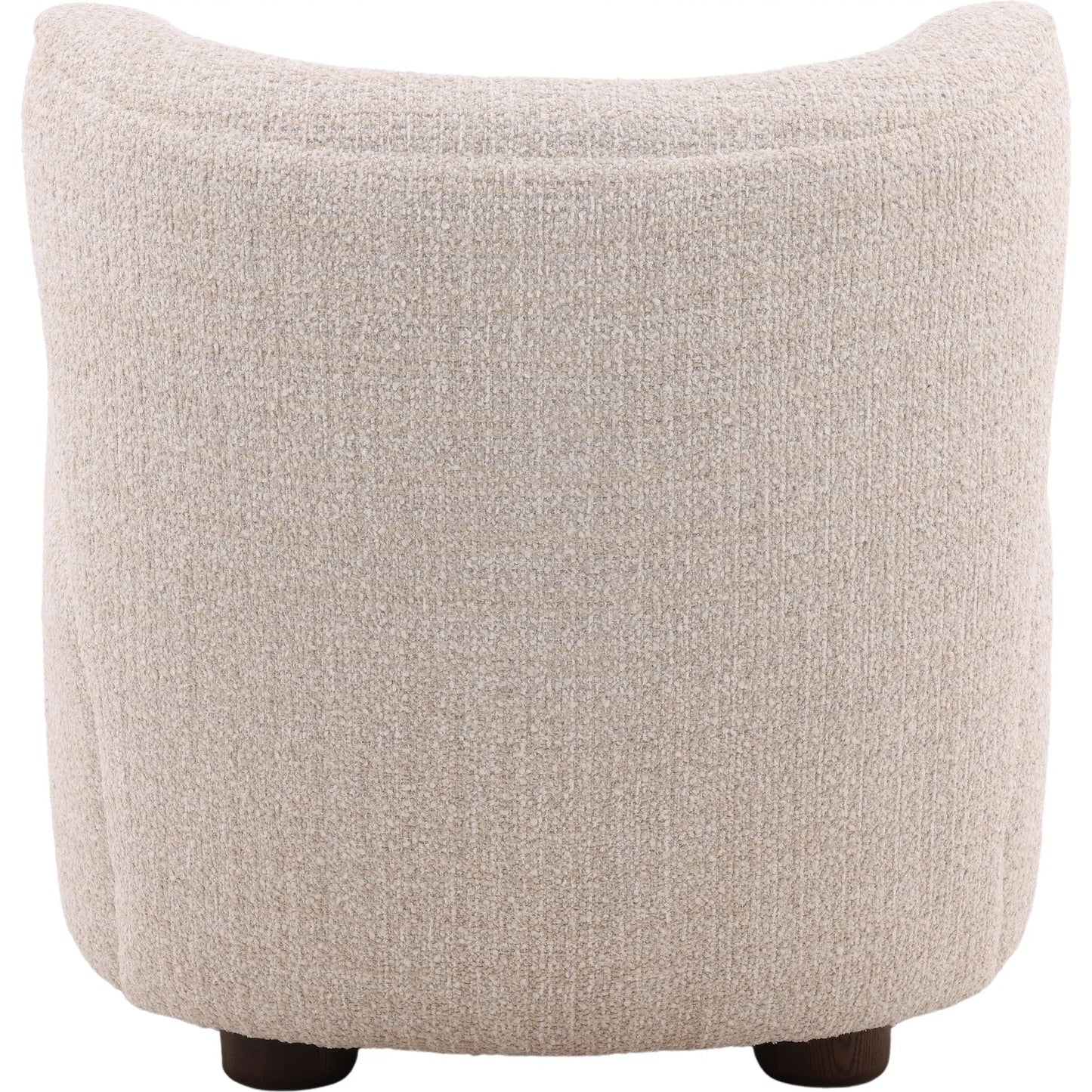 004 SI-2350810 | Additional Silo | Waldo Occasional Chair by Arch & Plane in sand. Made from boucle fabric, ash wood in a transitional style.