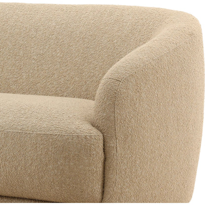 Pershing Sofa by Arch & Plane. Made from chunky boucle fabric in a transitional style.