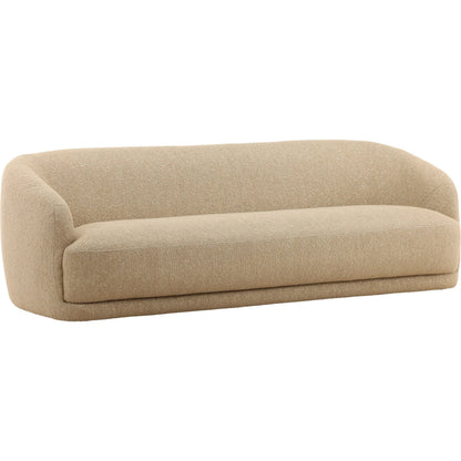 Pershing Sofa by Arch & Plane. Made from chunky boucle fabric in a transitional style.