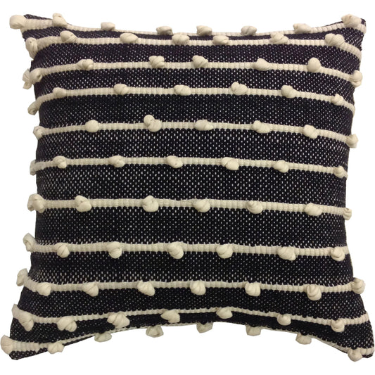 Ernest Pillow by Arch & Plane in black, ivory. Made from cotton in a unique style.