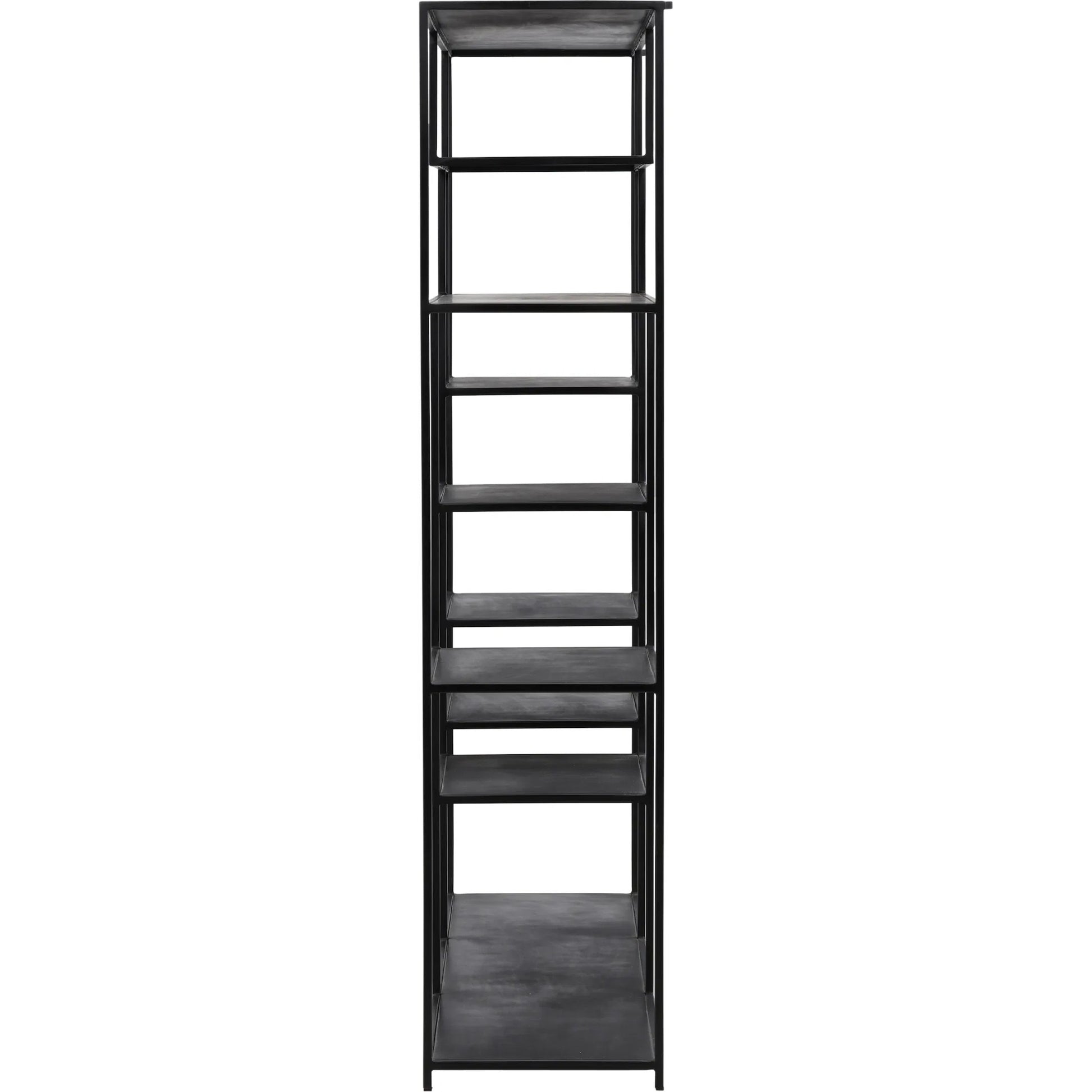 Micah Bookcase by Arch & Plane in black. Made from metal in a modern style.