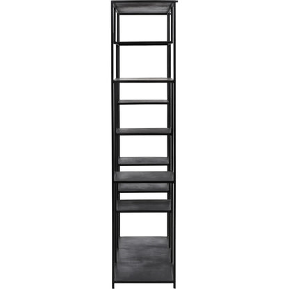 Micah Bookcase by Arch & Plane in black. Made from metal in a modern style.
