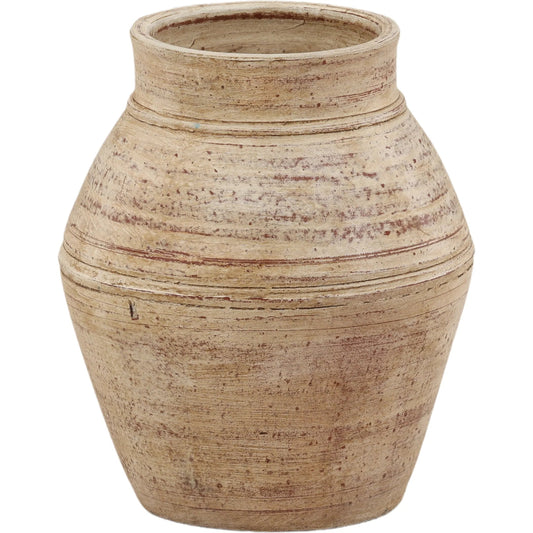 Keegan Vase by Arch & Plane in antique white. Made from ceramic in a unique style.