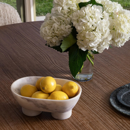 Venn Bowl by Arch & Plane in white. Made from marble in a unique style.