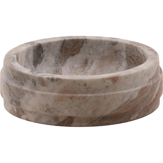 Yarden Bowl by Arch & Plane in brown. Made from marble in a unique style.
