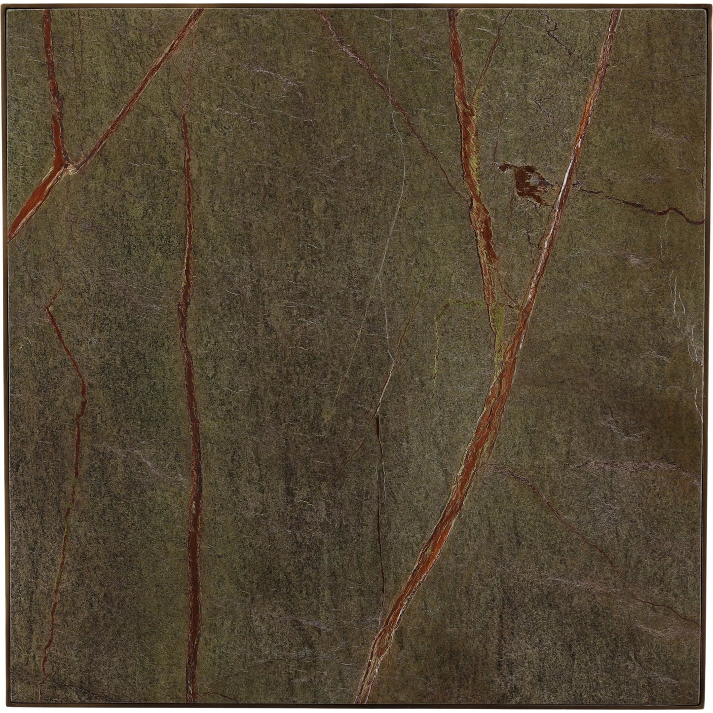 003 SI-2532930 | Additional Silo | Michel Bistro Table by Arch & Plane in brown, green marble, antique brass. Made from bidasar marble, iron in a unique style.
