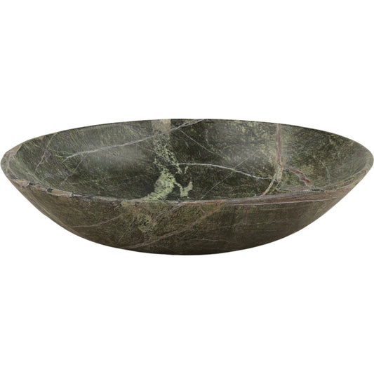 Jutta Bowl by Arch & Plane in green. Made from marble in a unique style.