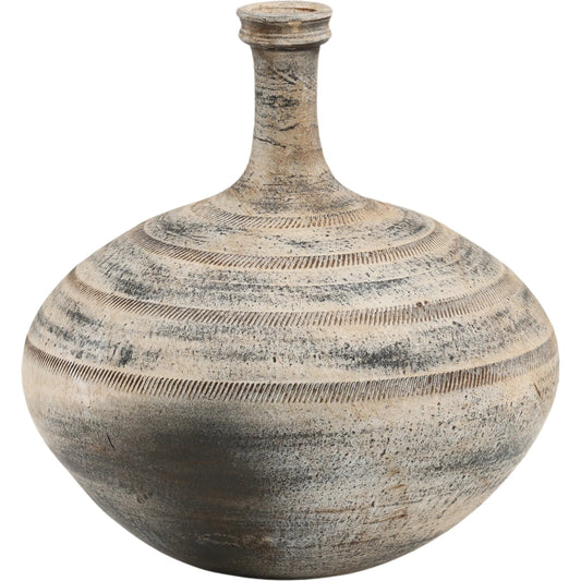 Ysabeau Vase by Arch & Plane in antique black. Made from ceramic in a unique style.