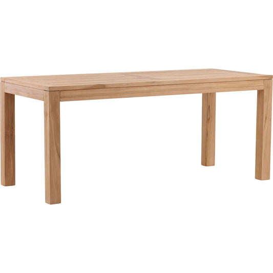 Precious Outdoor Dining Table by Arch & Plane in natural. Made from teak wood in a unique style.