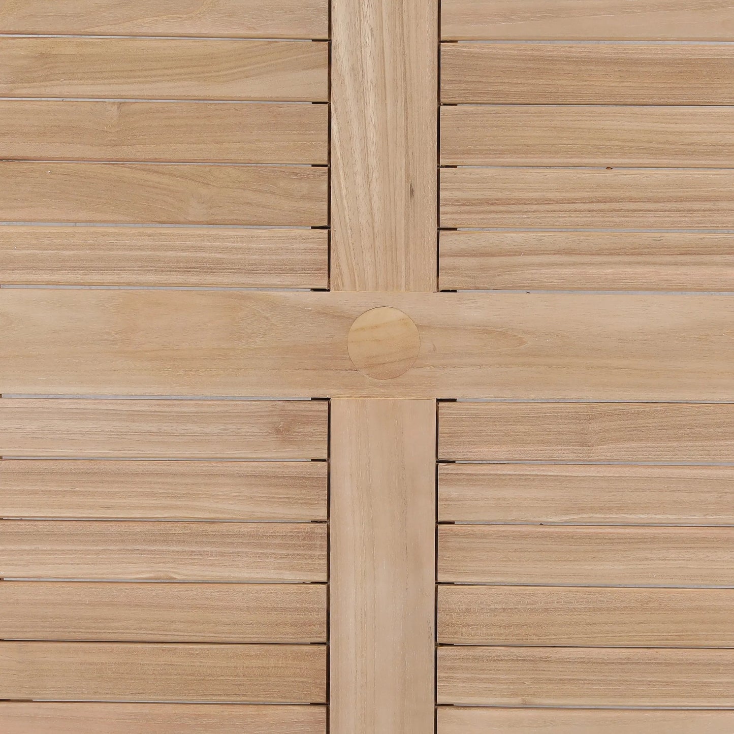 004 SI-2532945 | Closeup | Leonel Outdoor Dining Table by Arch & Plane in natural. Made from teak wood in a unique style.