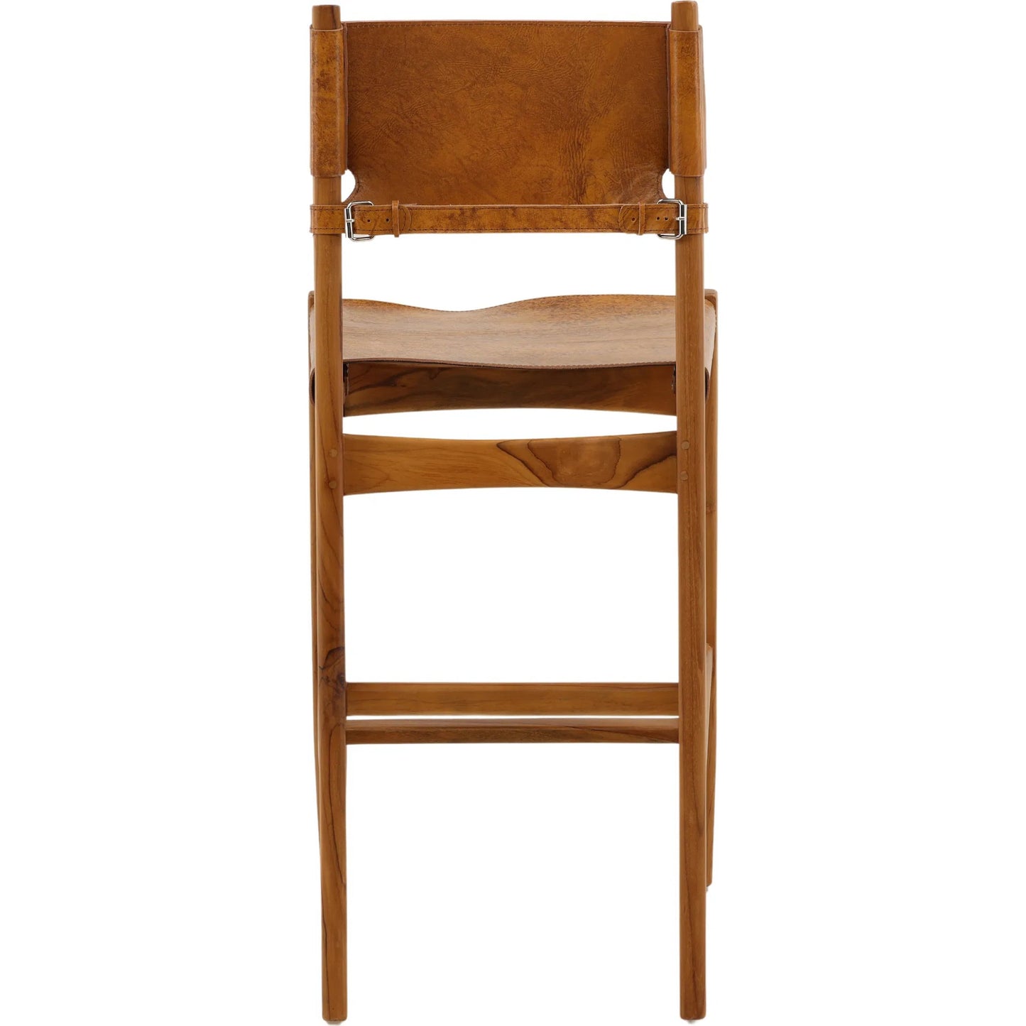 004 SI-2532962 | Additional Silo | Yvette Counter Stool by Arch & Plane in natural, antique light brown leather. Made from genuine leather, teak wood in a unique style.