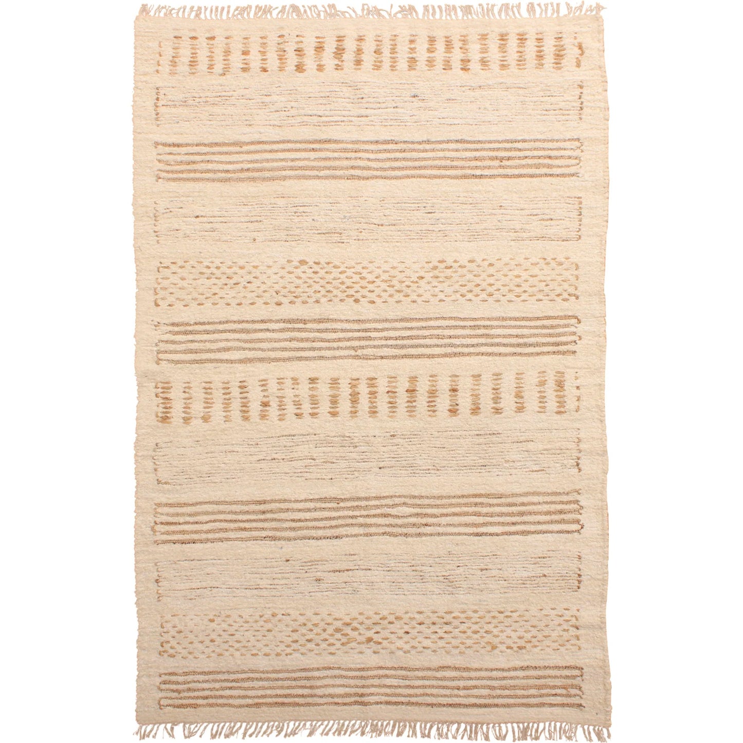 001 SI-2440648 | Primary Silo | Angelo DOV44000-IVRY Rug by Arch & Plane in ivory. Made from handwoven reclaimed jute, cotton in a unique style.