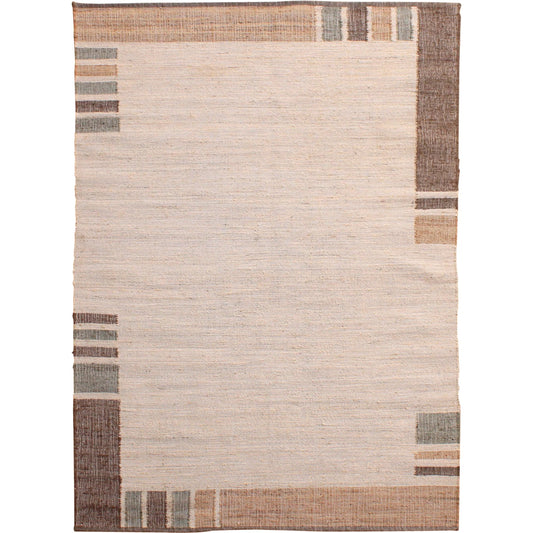 Briallen DOV44001-BRWN Rug by Arch & Plane in brown. Made from handwoven punja kilim jute in a unique style.
