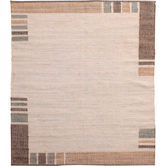 Briallen DOV44001-BRWN Rug by Arch & Plane in brown. Made from handwoven punja kilim jute in a unique style.