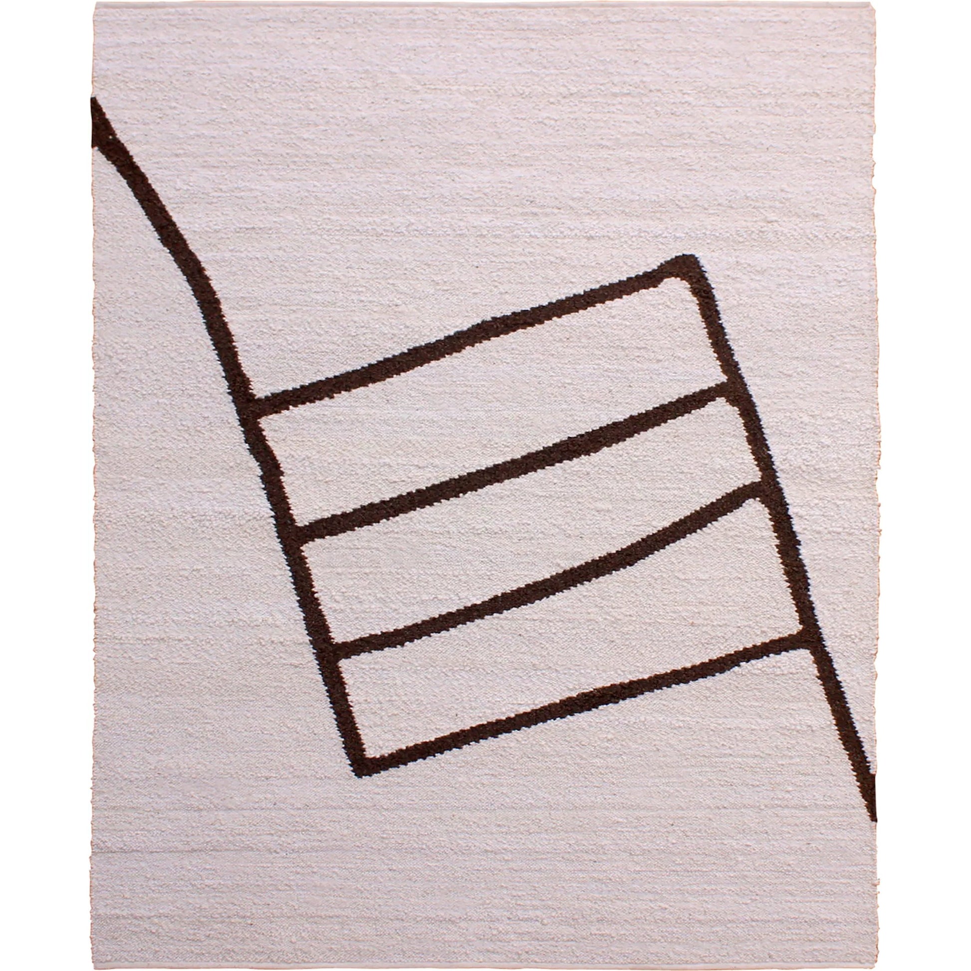 Icie DOV44004-IVRY Rug by Arch & Plane in ivory. Made from handwoven wool in a unique style.