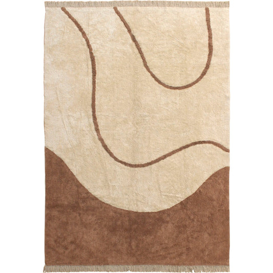 Magdalena DOV44007-IVRY Rug by Arch & Plane in ivory. Made from tufted cotton in a unique style.