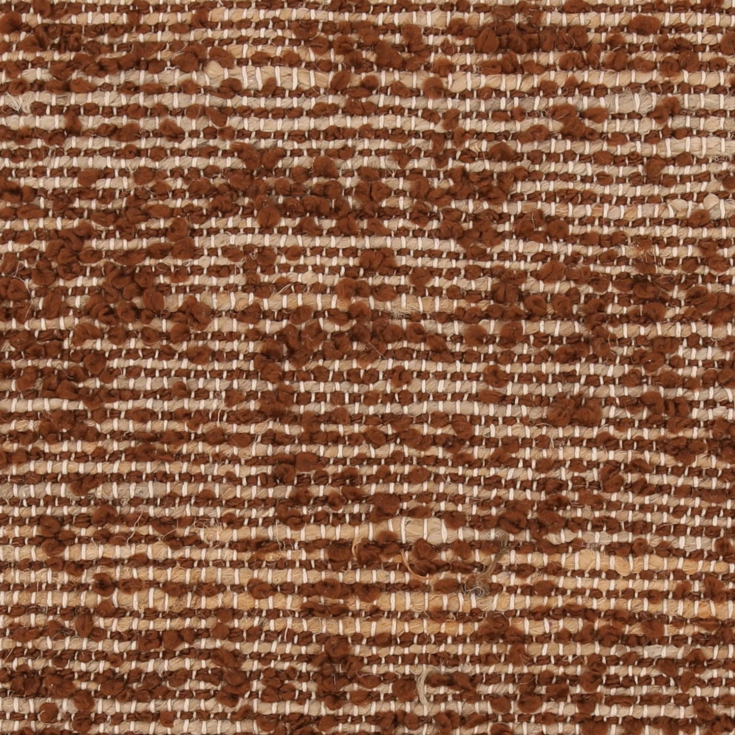 003 SI-2532967 | Closeup | Teri Pillow by Arch & Plane in brown. Made from handwoven jute, cotton blend cover in a unique style.