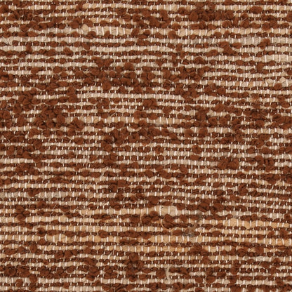 Teri Pillow by Arch & Plane in brown. Made from handwoven jute, cotton blend cover in a unique style.