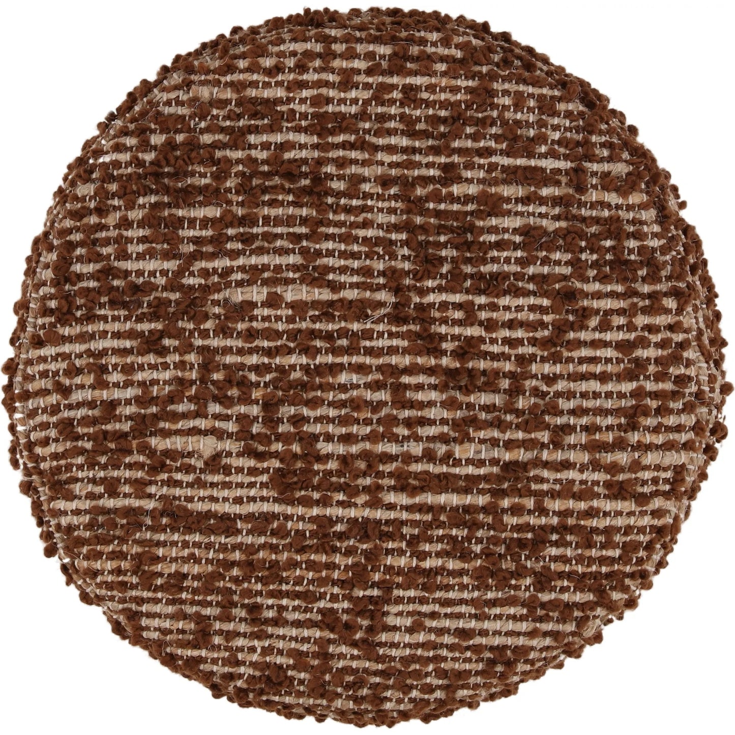 002 SI-2440678 | Additional Silo | Teri Stool by Arch & Plane in brown. Made from handwoven polyester, jute, cotton in a rustic style.