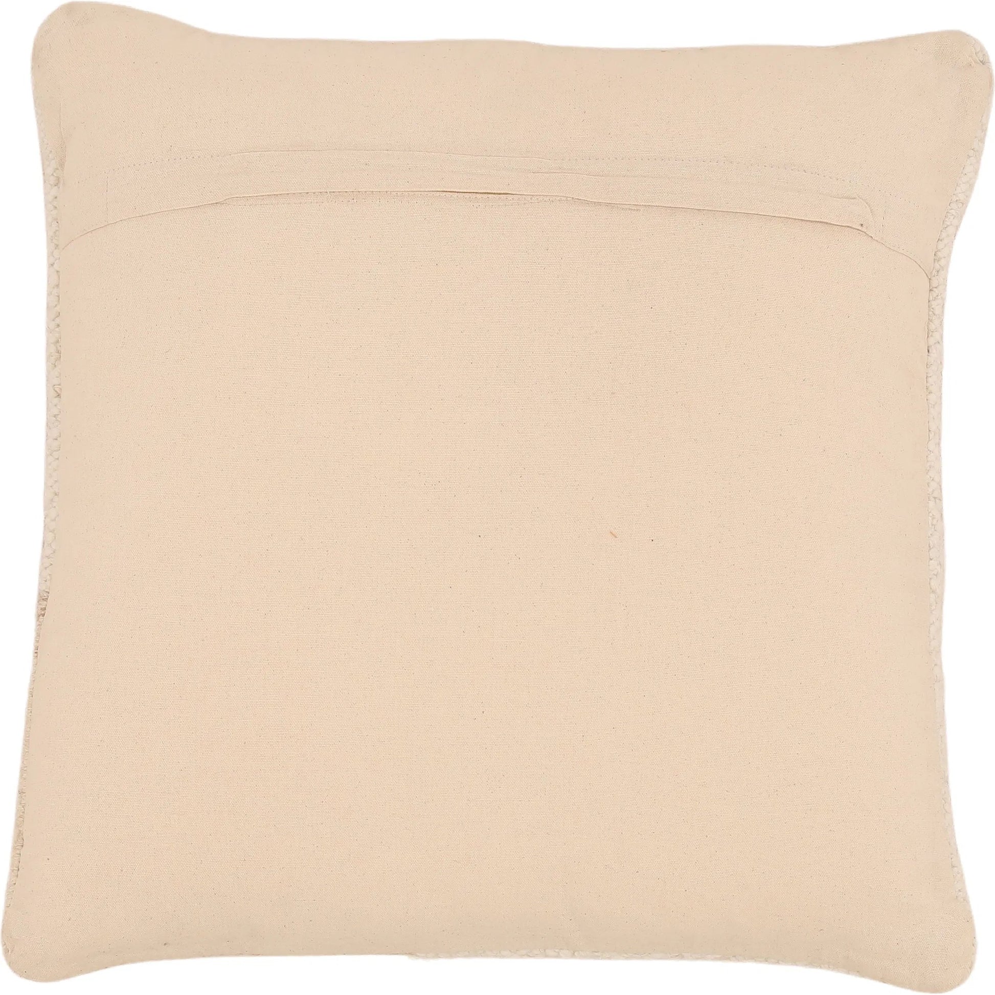 Elroy Pillow by Arch & Plane in ivory. Made from handwoven wool, pet yarn cover in a unique style.