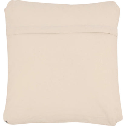 Alexys Outdoor Pillow by Arch & Plane in grey. Made from handwoven punja kilim pet yarn cover in a unique style.