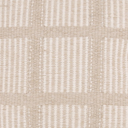 Vicki Outdoor Pillow by Arch & Plane in ivory. Made from handwoven olefin fabric cover in a unique style.