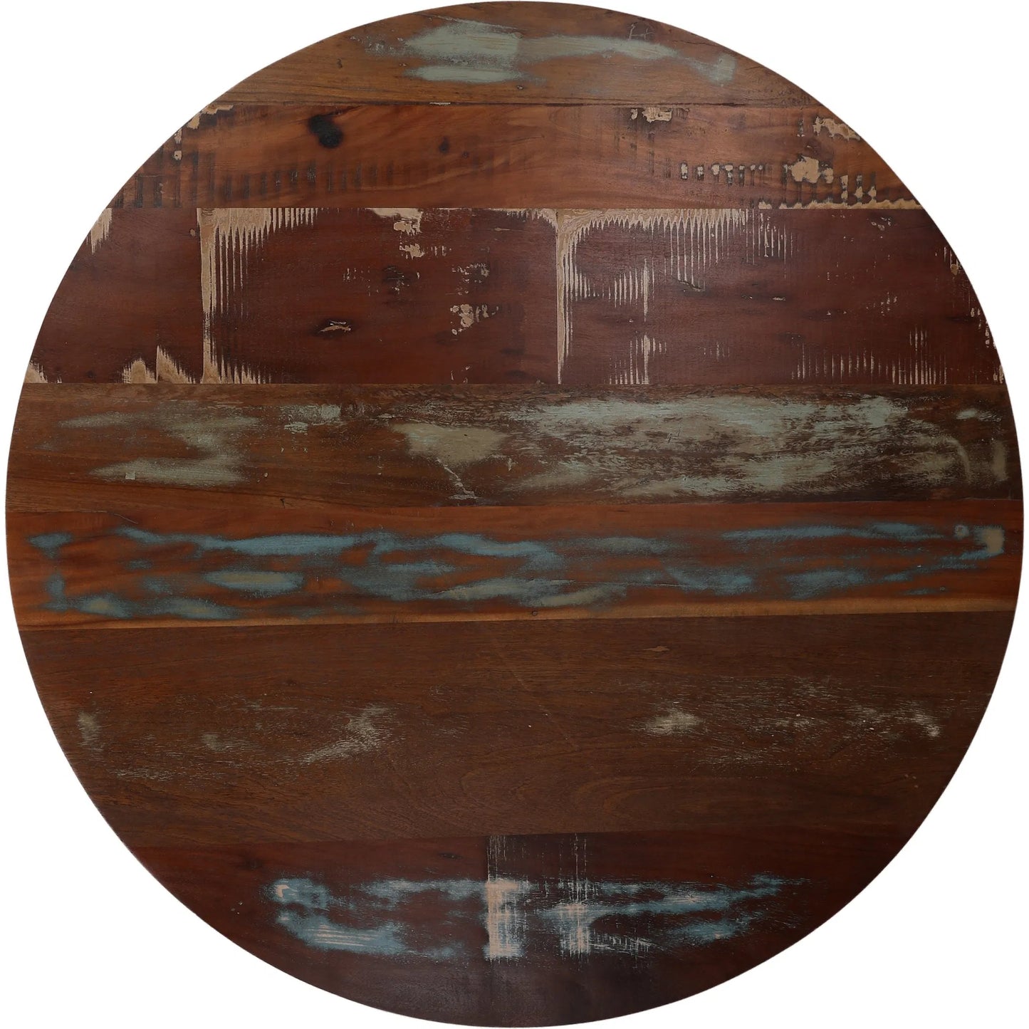 002 SI-2440691 | Additional Silo | Rayburn Coffee Table Brown by Arch & Plane in medium brown distressed paint. Made from reclaimed mango wood in a traditional style.