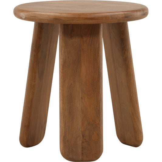 Winsor Side Table by Arch & Plane in brown. Made from mango wood in a unique style.