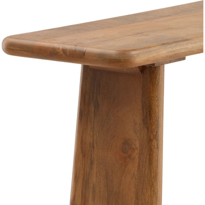 Alesha Console by Arch & Plane in brown. Made from mango wood in a transitional style.